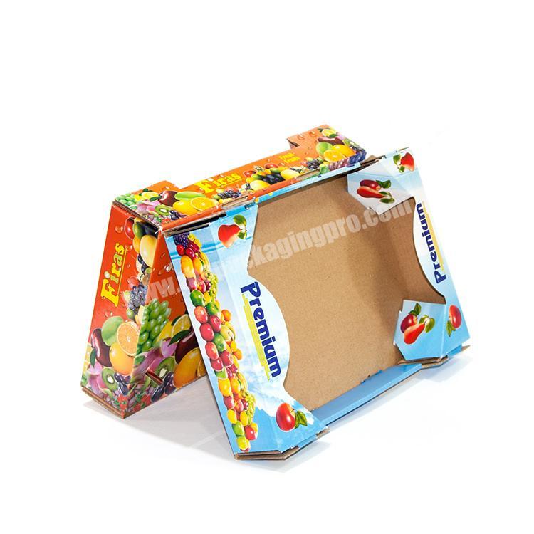 Custom Logo Fruit And Veggie Subscription Packing Corrugated Box
