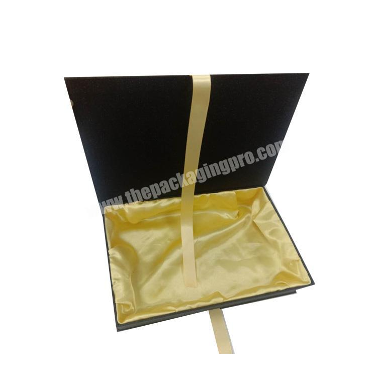 custom logo Gift box packaging luxury garment hair bundle packaging glitter  cardboard hard  box