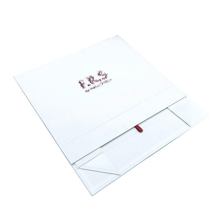 custom logo gift paper folding magnetic shirt packaging box