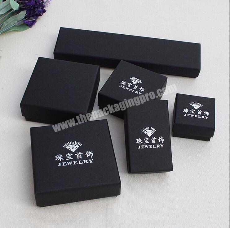 Custom Logo Gold Foiled Jewelry Watch Small Gift Cardboard Packaging Black Slide Paper Drawer Box With Foam Insert