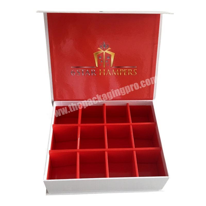 Custom logo handmade empty chocolate candy packaging gift clamshell boxes
