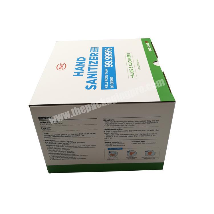Custom Logo high quality chlorine dioxide alcohol-free sanitizer paper packaging box
