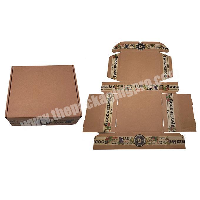 custom logo high quality packing  corrugated box recycled  Kraft shipping boxes
