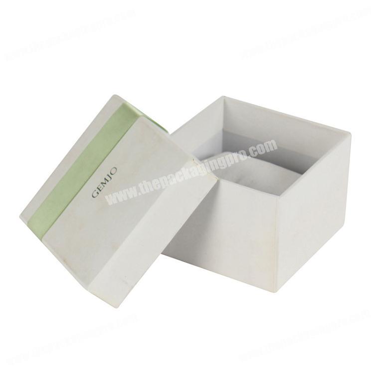 Custom Logo High Quality Two Pieces Jewelry Earring Bracelet Box with Pillow
