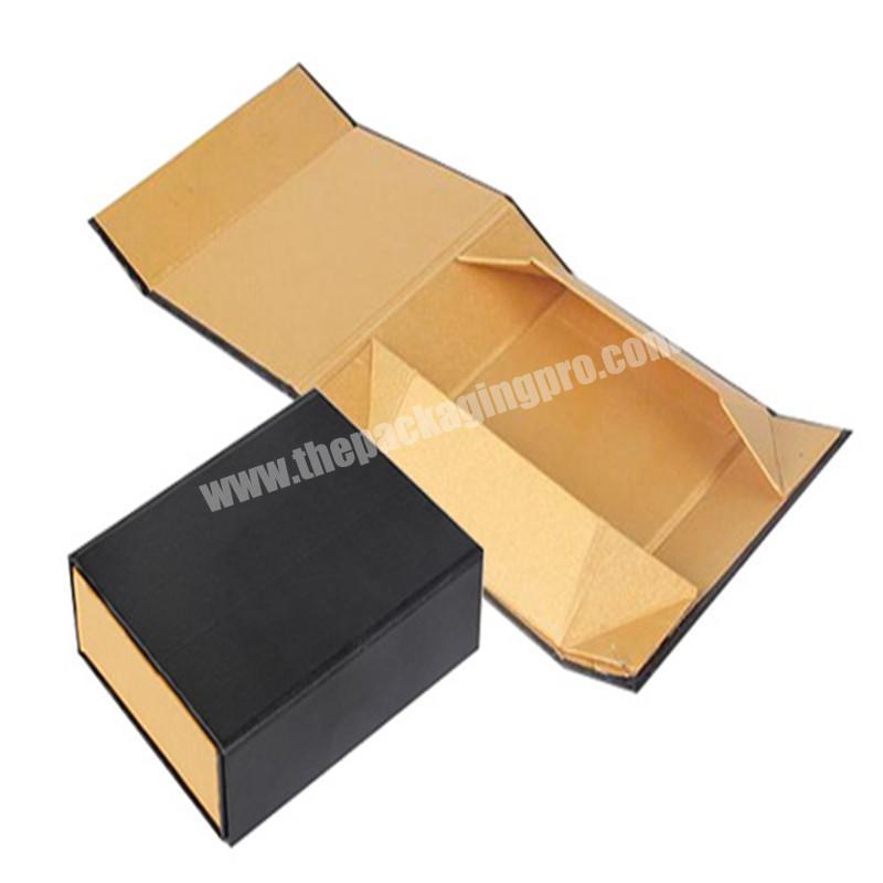 Custom logo large magnetic folding packaging gift box for packing