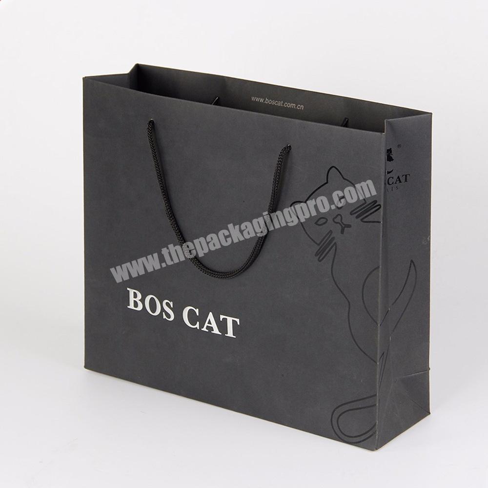 custom logo large standard size paper shopping bag for suits