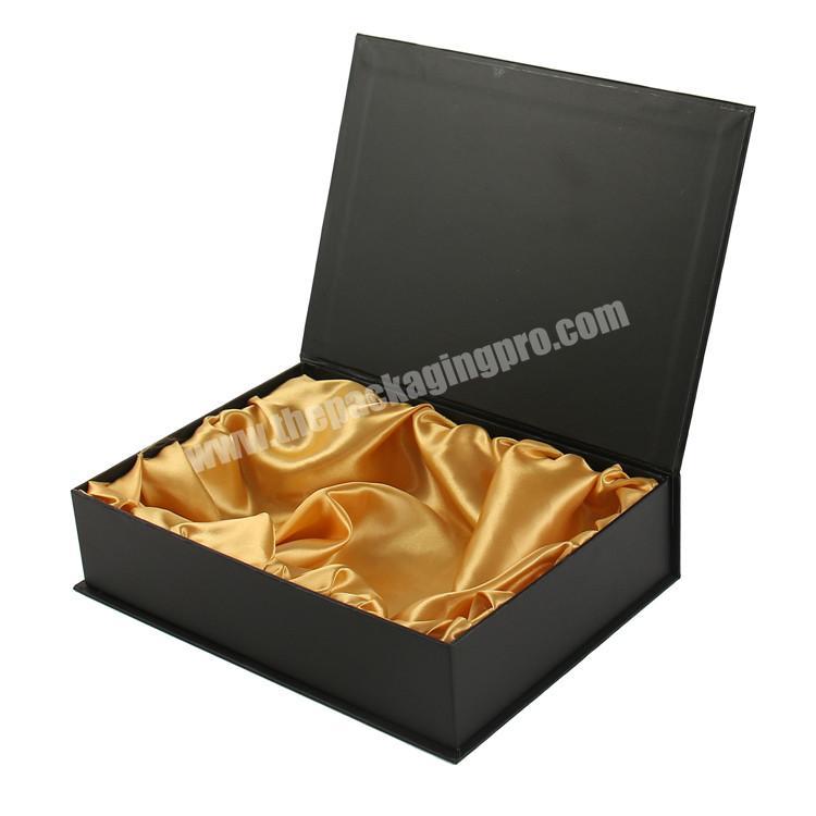 Custom Logo Luxury Black Printed Braid Hair Packaging Wig Box