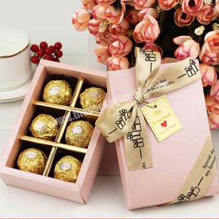 Custom Logo Luxury Empty Candy decorative celebrations Chocolate Packaging Boxes
