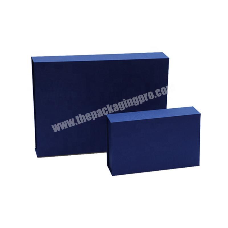 Custom Logo Luxury Foldable Cardboard Gift Box Packaging For Clothing