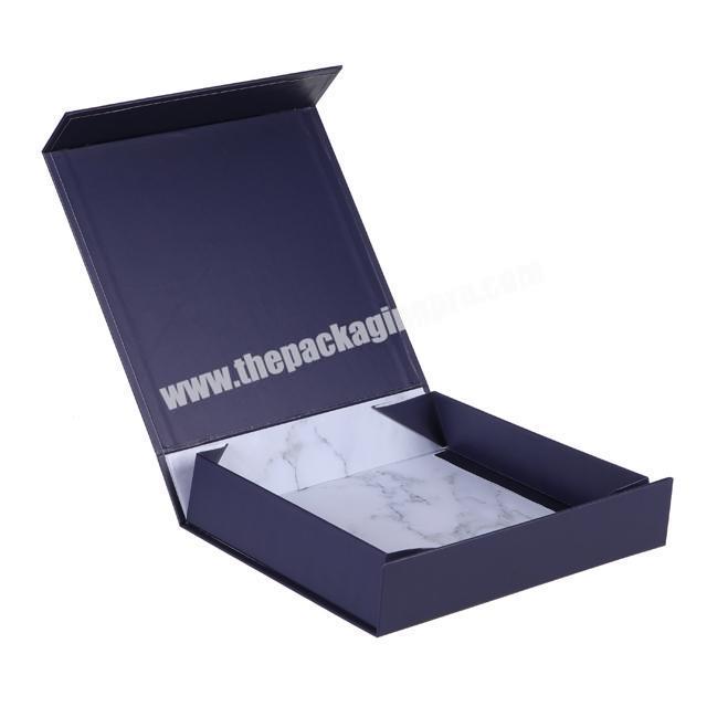 custom logo luxury gift folding flat pack magnetic box