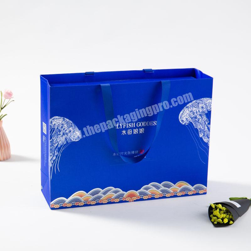 Custom logo luxury high-quality beauty  cosmetic skin care products  paper packing box EVA insert with mirror for party