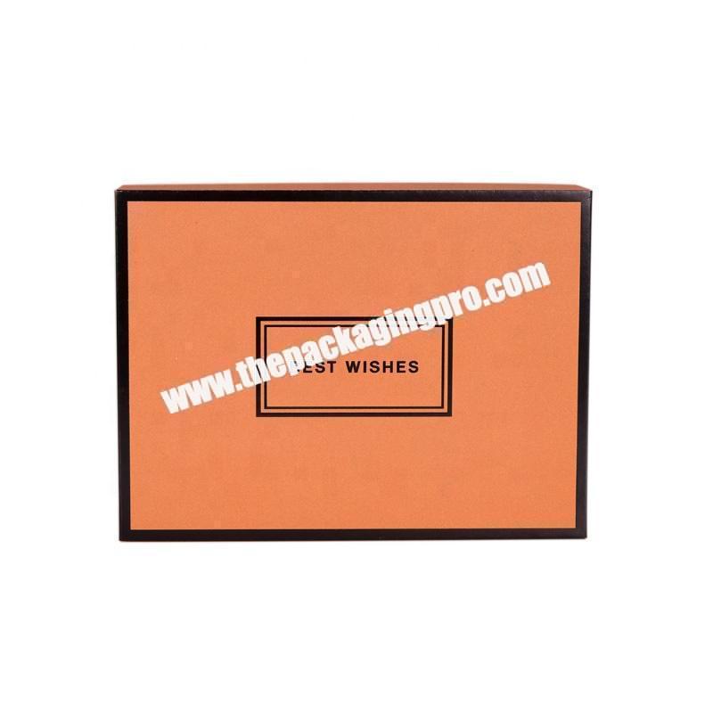 Custom Logo Luxury Large Black Hair Extension Rigid Paper Packaging Gift Box