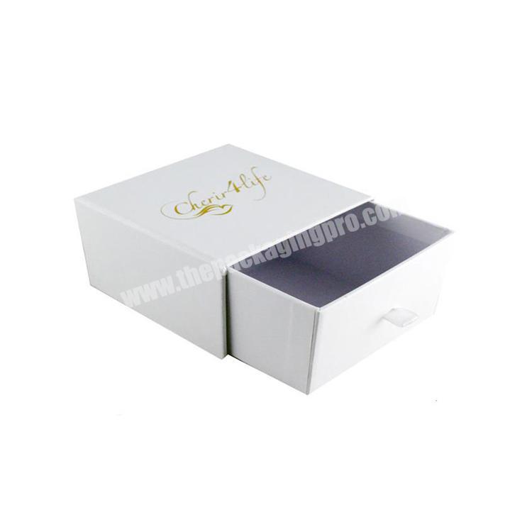 Custom logo luxury paper cardboard sliding drawers boxes for shoes