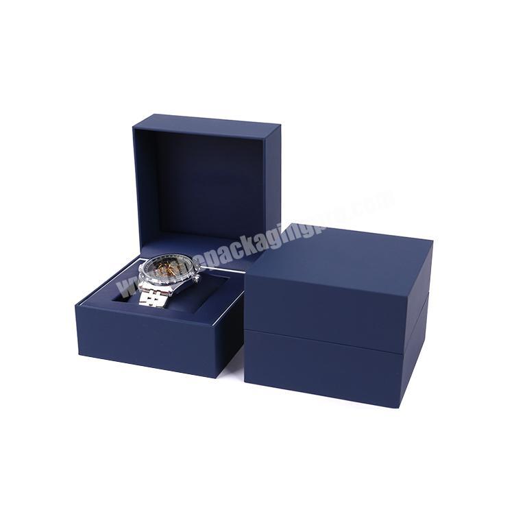 custom logo luxury recycled paper cardboard watch gift packaging box