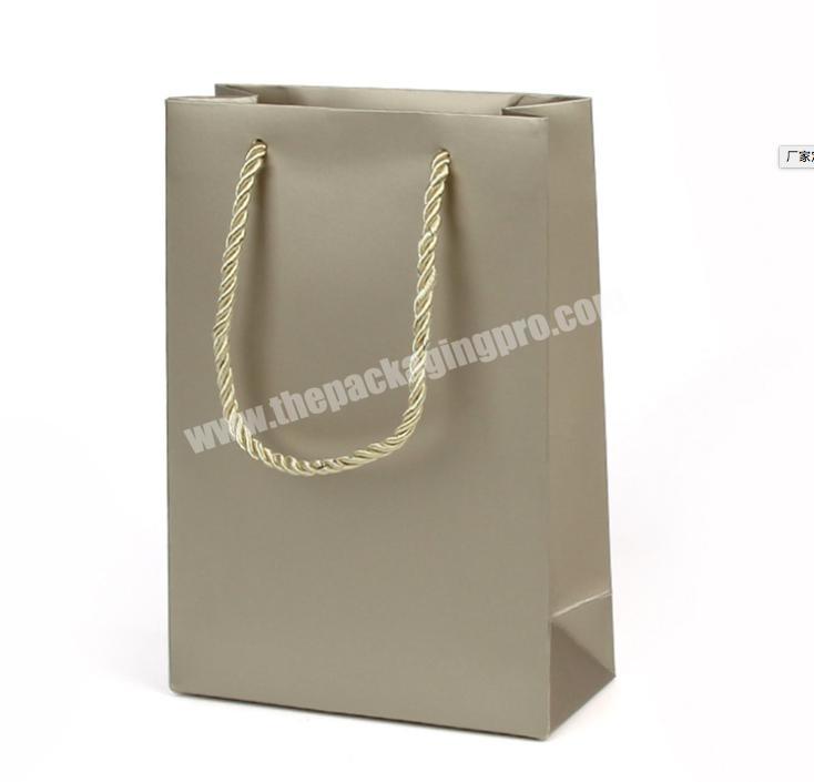Custom logo luxury shopping gift coated paper bag for hat and clothing