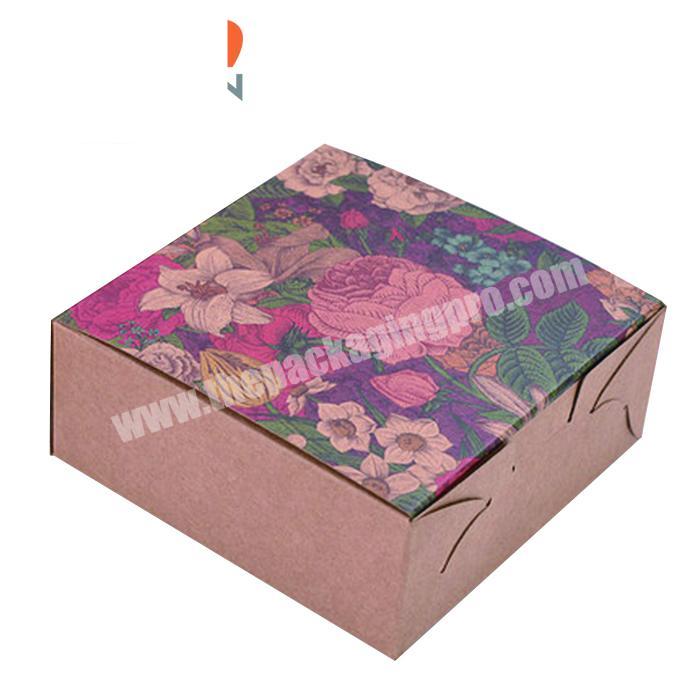 Custom Logo Made Luxury Eco-Friendly Bakery Cake Cupcake Cookies Paper Box