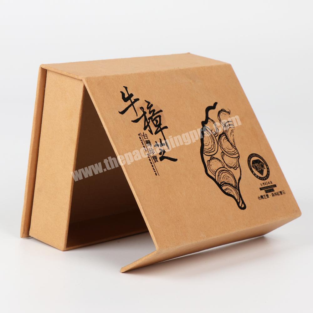 Custom logo magnetic matte foldable recyclable durable kraft paper cardboard box gift boxes with magnet closure