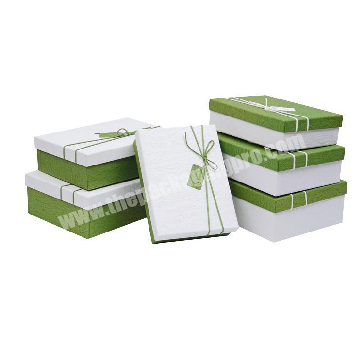 Custom logo paper box paper gift packaging box cardboard boxes for wedding