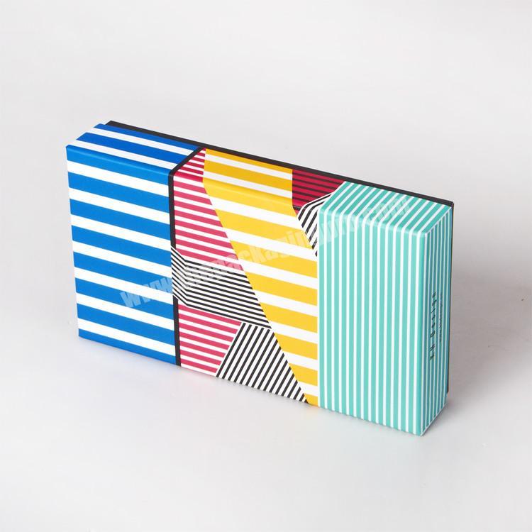Custom Logo Paper Cardboard  Paper Tie Gift Boxes ScarfTieBelt packaging box