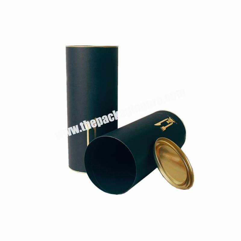 Custom logo paper kraft tube box