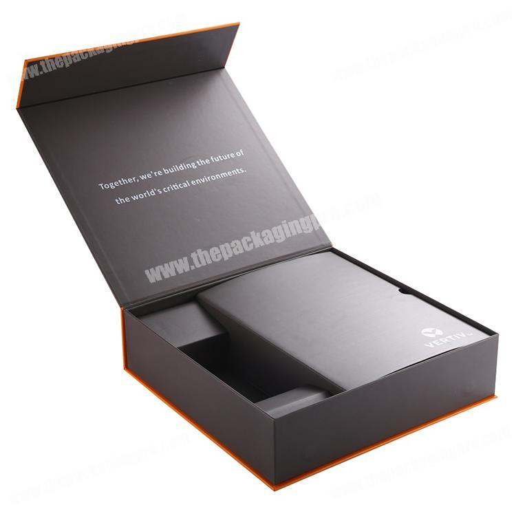 custom logo print paper packaging gift box with lid
