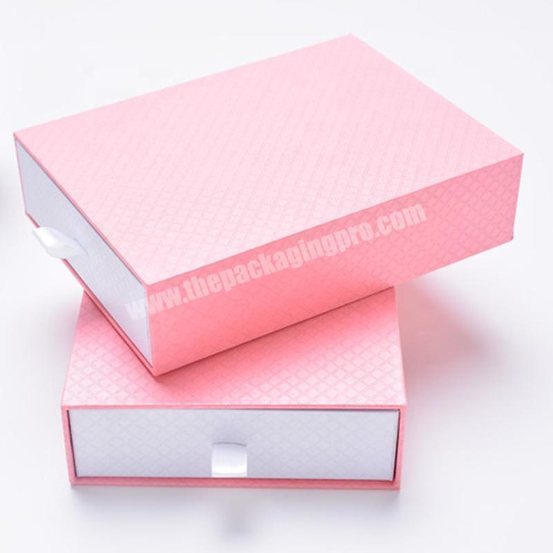 Custom Logo Printed Card Paper Drawer Box For Underwear Packaging