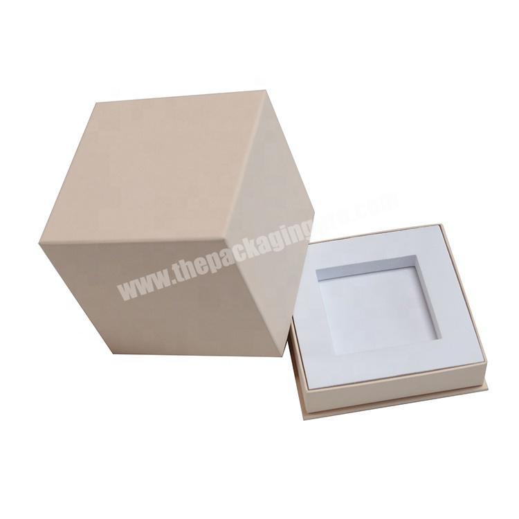Custom Logo Printed Cardboard Paper Packaging Square Shaped Perfume Gift Box