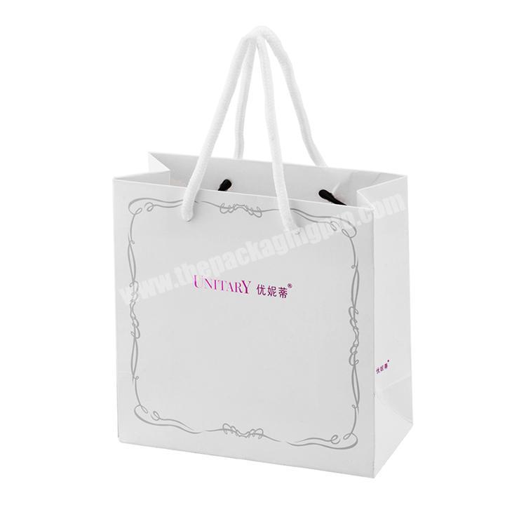Custom LOGO Printed Fancy foldable tote shopping bag