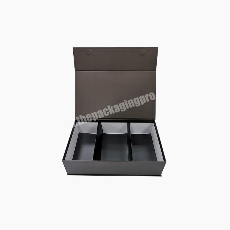 Custom logo printed folding box cardboard packaging collapsible gift boxes with insert