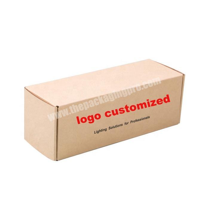 Custom logo printed folding corrugated paper shoe packaging box