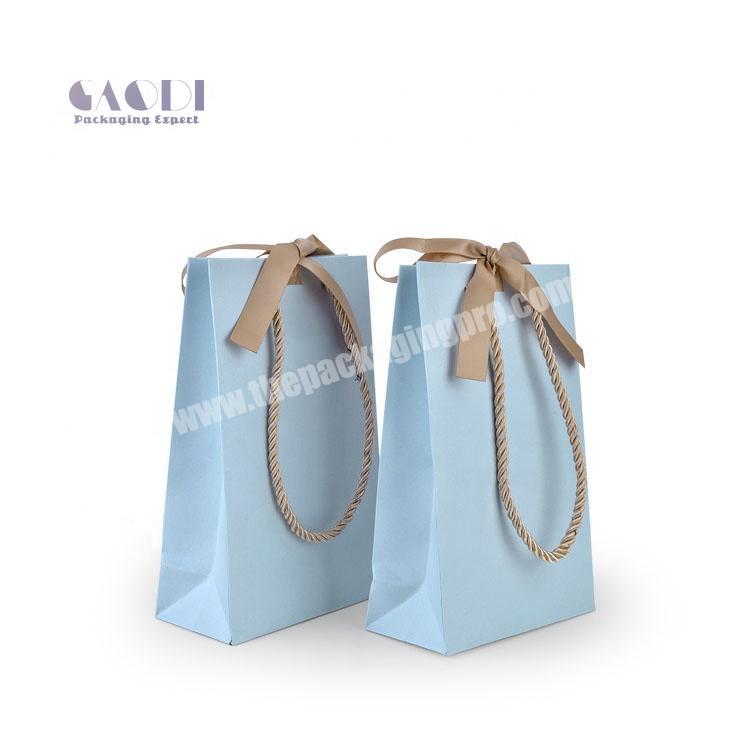 Luxury Shopping Bags Logo  Custom Paper Bags Logo Luxury - Ribbon Handle  Shopping - Aliexpress