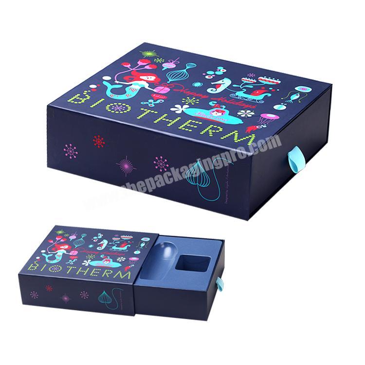 Custom Logo Printed Paper Box Cosmetic Storage Drawer Packaging