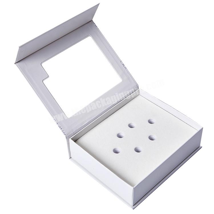 Custom Logo Printed Paper Packaging Box For Ring Earrings Products