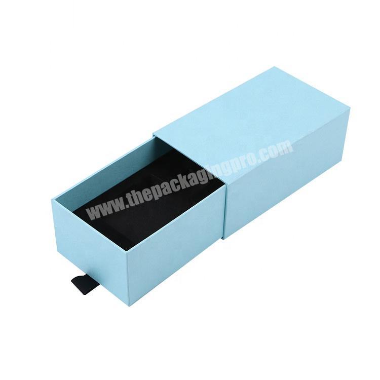 Custom Logo Printed Recycle Cardboard Paper Packaging Gift Sliding Drawer Box With Insert