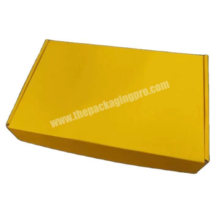Custom Logo Printing Folding Flat Corrugated Packaging carton Shipping  Mailer  Post Box