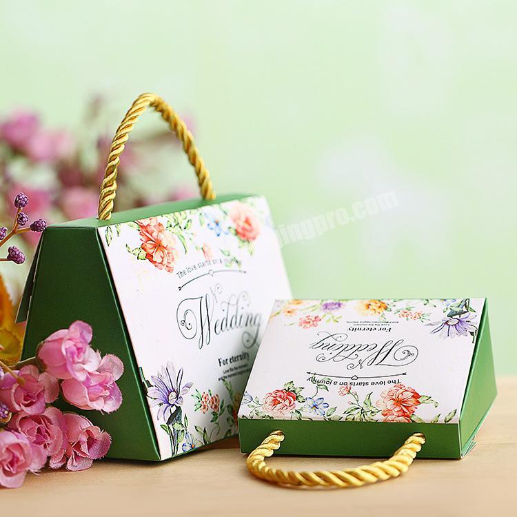 Custom logo printing food take away cardboard boxes for packing portable boxes for gift pack paper box