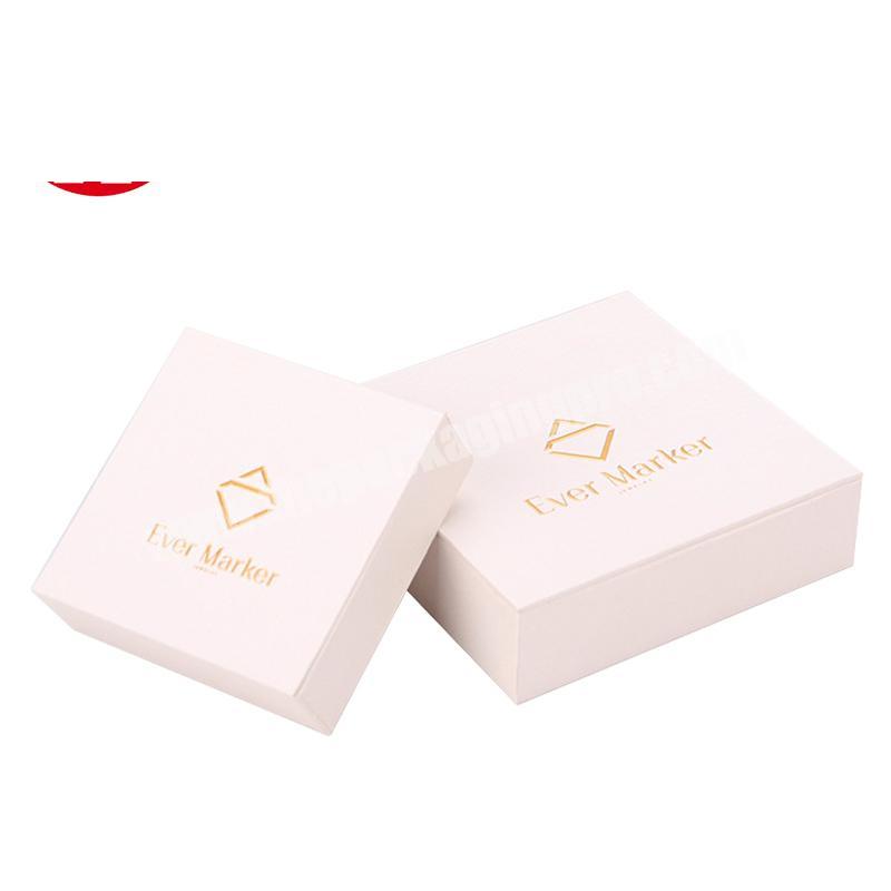 Custom Logo Printing handmade PU leather Jewelry Packaging gift ring box with flannelette