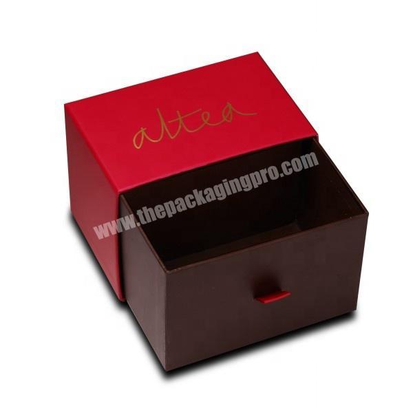 Custom Logo Printing Luxury High Quality Sliding Style Cardboard Paper Packaging Gift Drawer Box