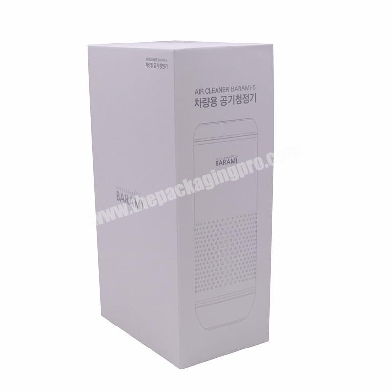 Custom logo printing packaging e-book reader box electronic bluetooth speaker paper box with lid