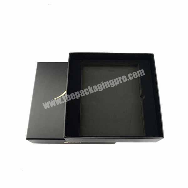Custom logo printing simple paper packing box with lid