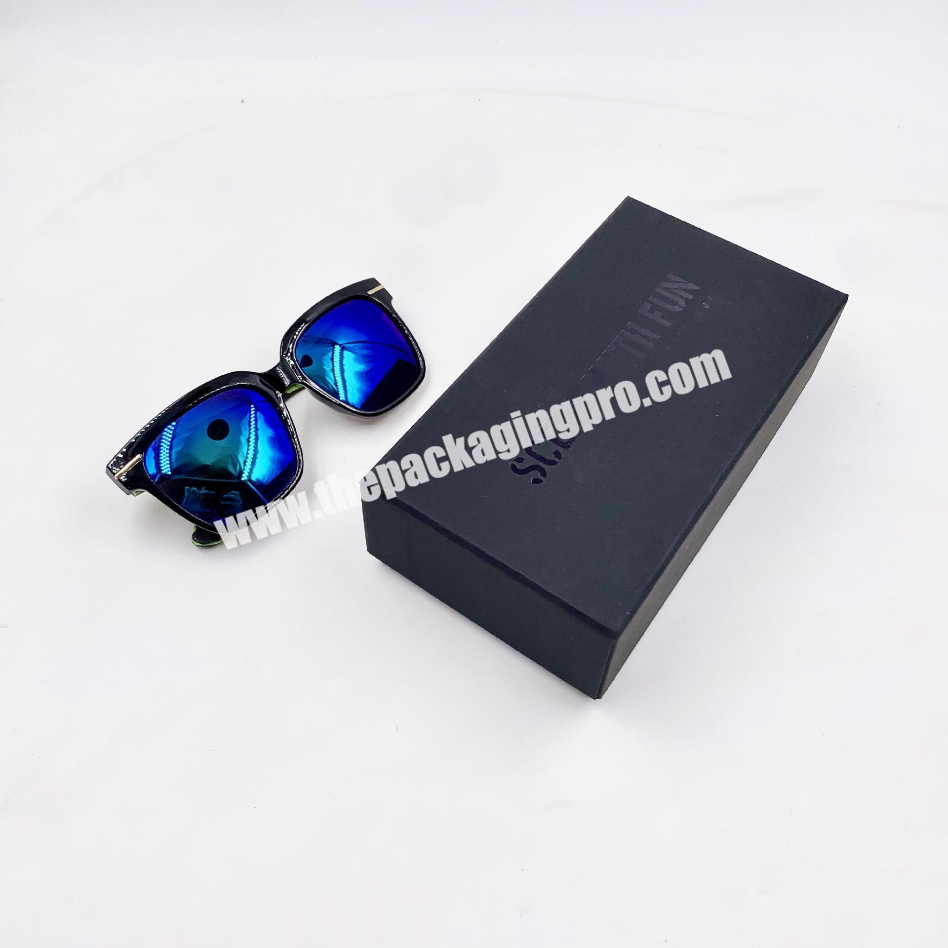 Custom logo printing sunglasses set eyewear packaging paper box