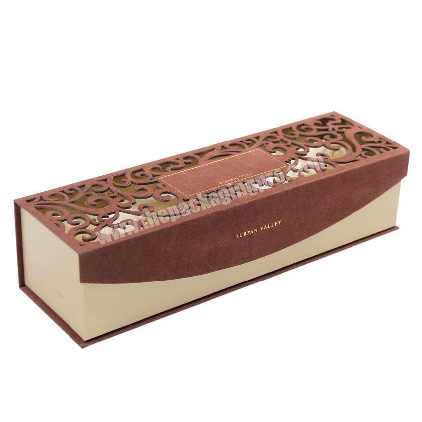 Custom Logo Recycle Fancy Cardboard Paper Printing Foldable Silk Gift Boxes Wine Box With Magnet