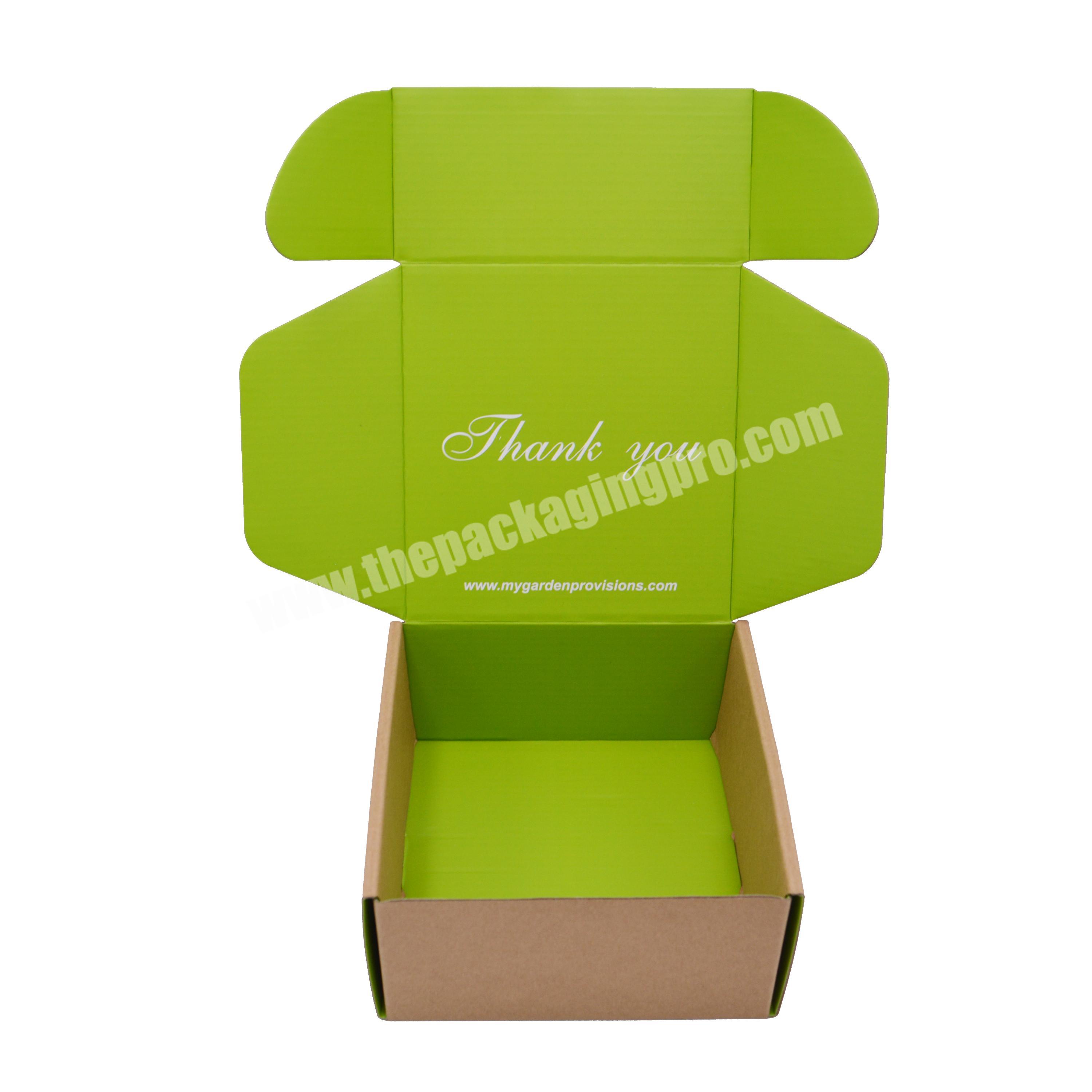 Custom logo recycled kraft paper packaging manual shaver razor  box foldable shipping mailer box durable corrugated board box