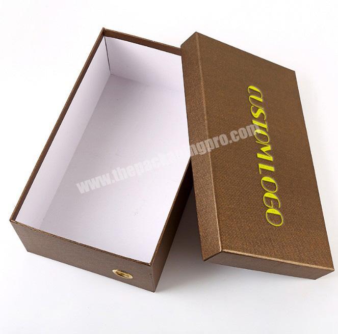 Custom LOGO Shaped Stackable Packaging Boxes Retail Shoe Box Storage for Sandals
