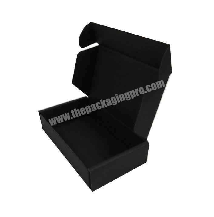 Custom logo simple black color electronic box