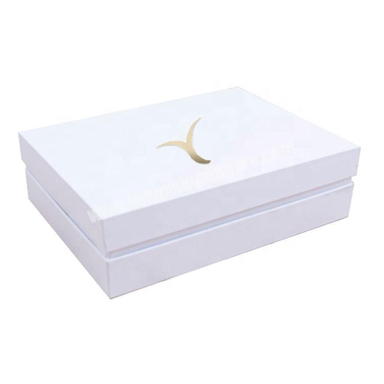 Custom Logo Small Gift Box Package White Cardboard Paper Box