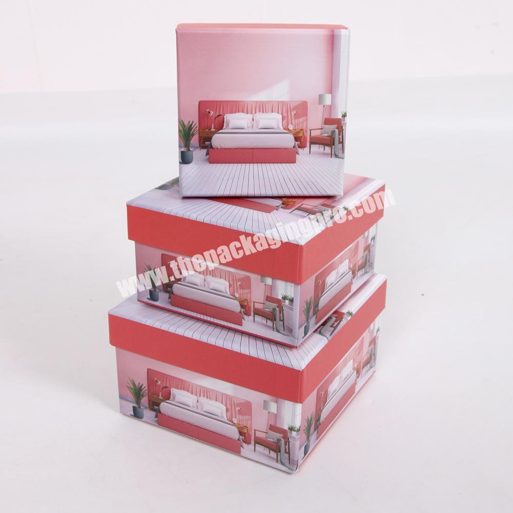 Custom Logo Square Birthday Gift Box Packaging