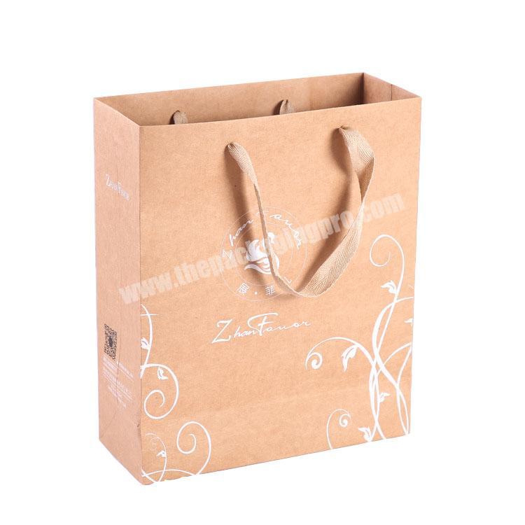 Custom logo thickening gift kraft paper bag custom clothing packaging bag shopping kraft paper hand bag