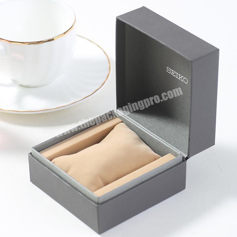 Custom LOGO watch packaging box single  luxury handmade cake custom cardboard packaging watch box for man