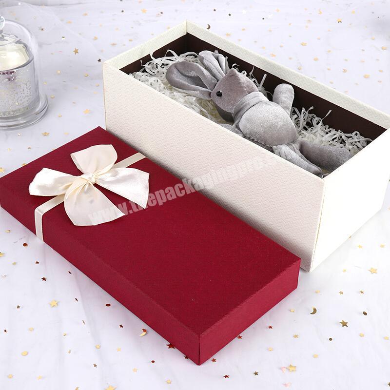 Custom logo wholesale factory price flap lid packaging box for wedding